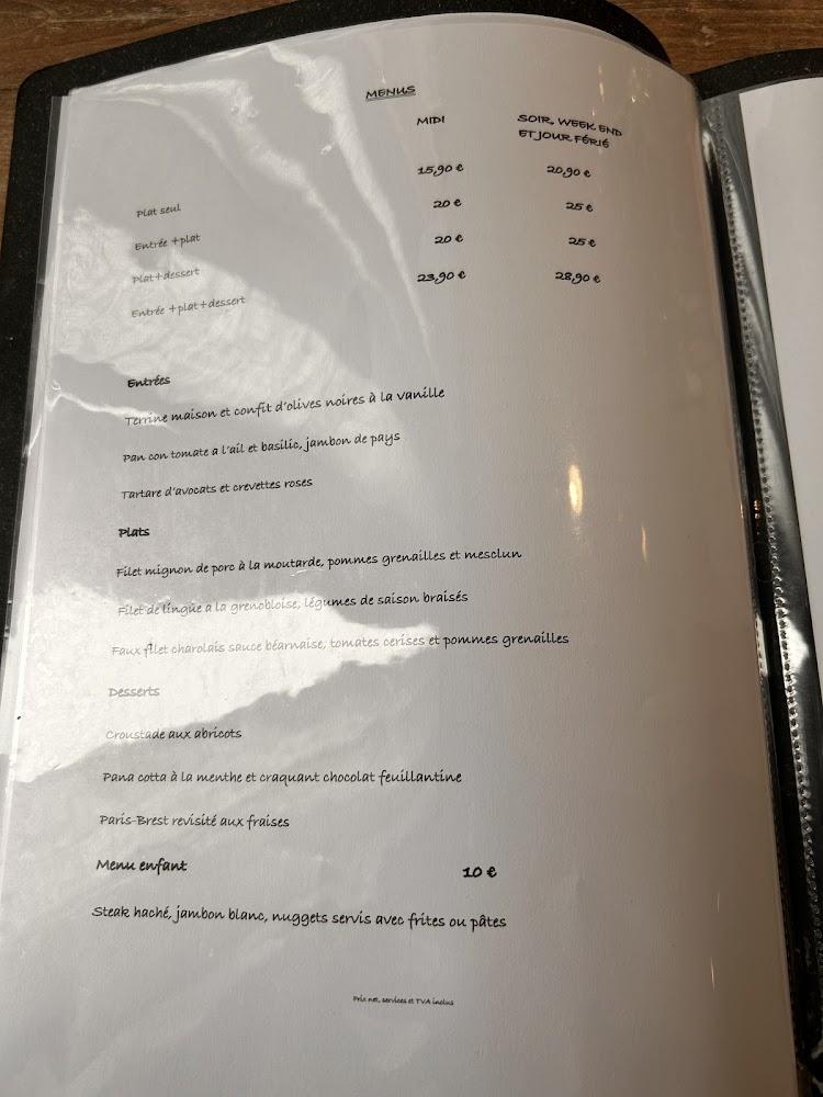 La table d’Ormoy - Menu Image 2